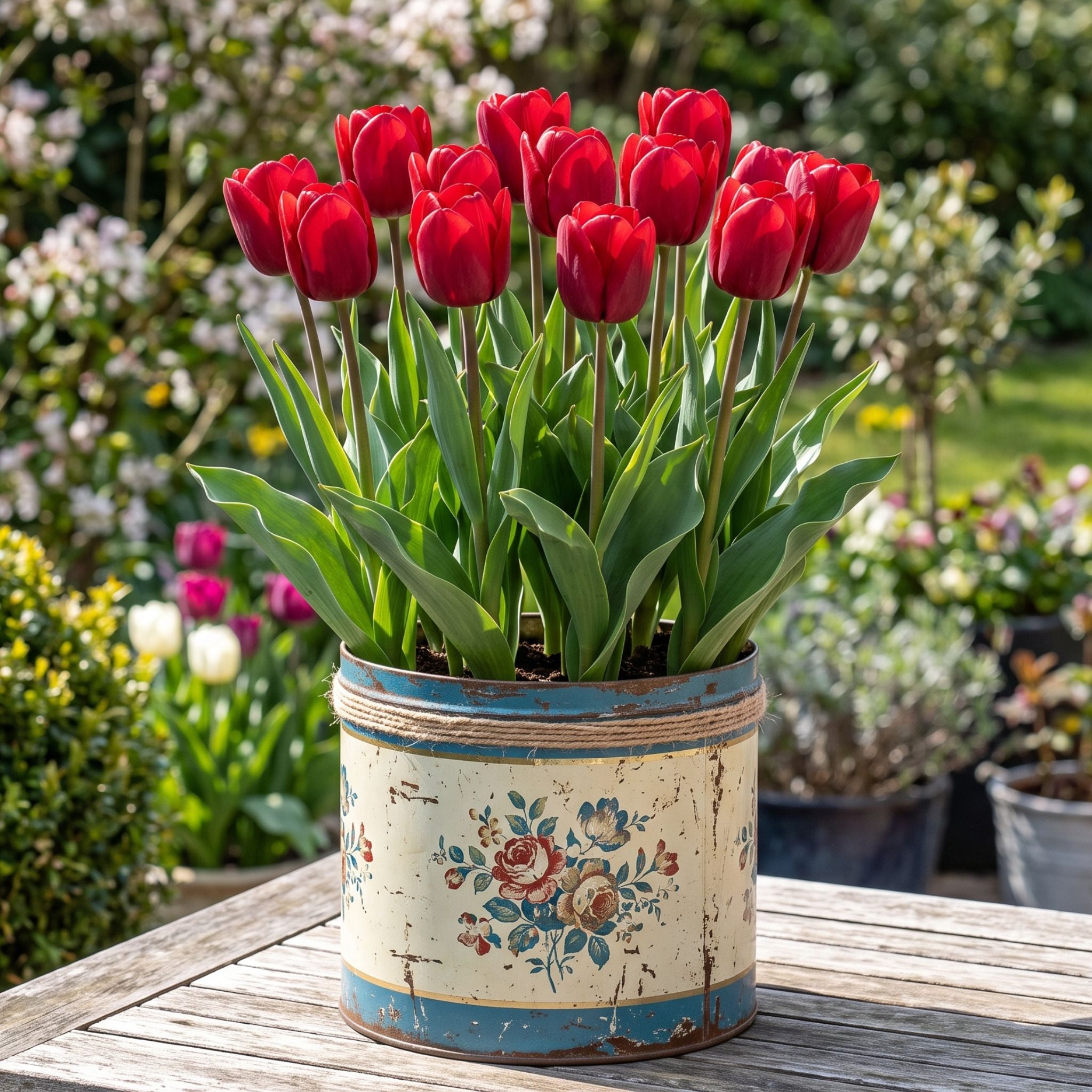 Tulip Grow Kit — 'Ile de france' Bold Red | The Bloom Boom