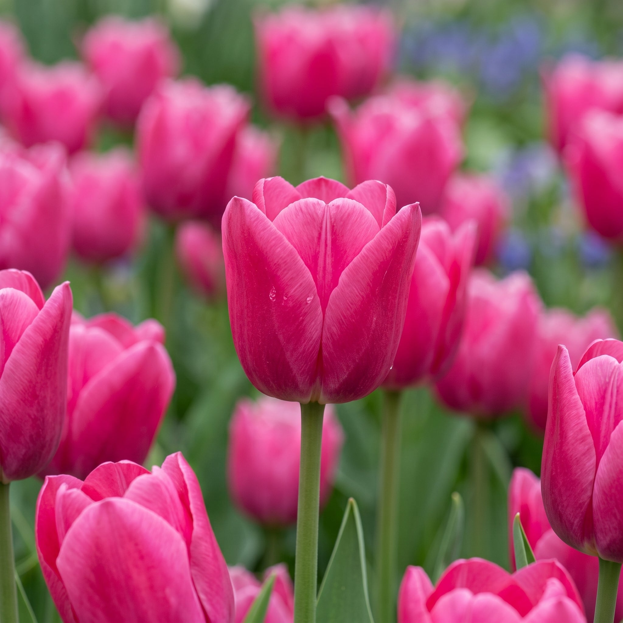 Pink flowers of Tulip 'Lady van eijk'  blooming in spring — plastic-free bulb grow kit from Laura Florals
